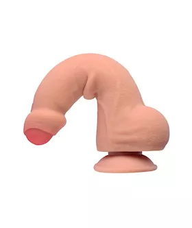 Ruler Sliding Skin Dual Layer Dildo