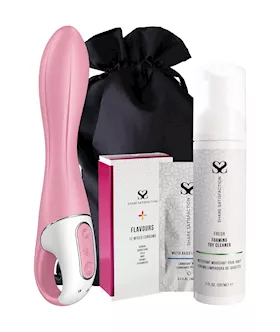 Free Satisfyer Air Pump Vibrator 2 - Essentials Bundle 