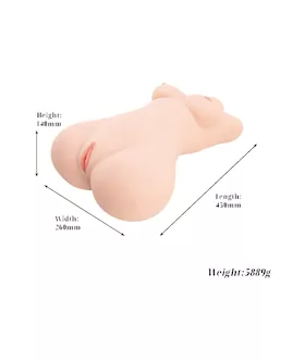 Teal Torso Masturbator