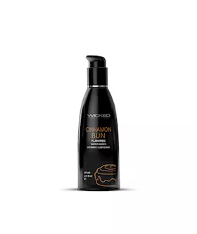 Wicked Aqua Cinnamon Bun Flavoured Water Based Lubricant 60ml