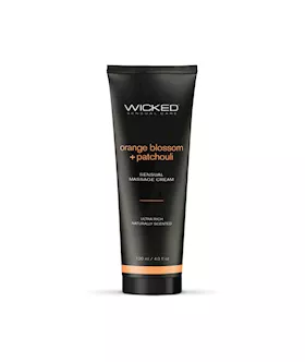 Wicked Orange Blossom + Patchouli Sensual Scented Massage Cream 120ml