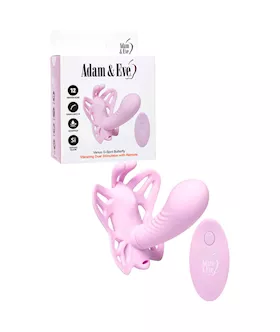 Adam & Eve Venus G-spot Butterfly Wearable Vibrator With Remote