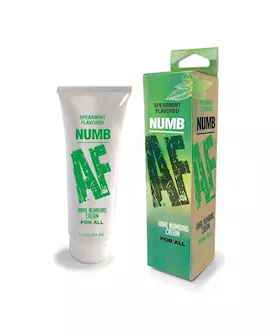 Numb Af Mint Flavoured Anal Numbing Cream 44ml 