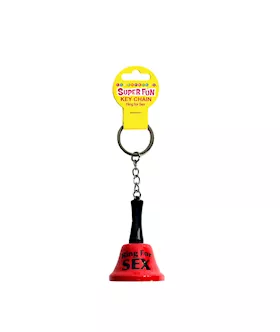  Ring For Sex Novelty Bell Keychain