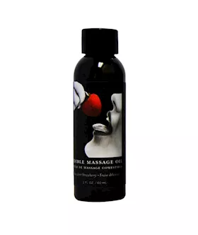 Edible Succulent Strawberry Flavoured Massage Oil 59ml