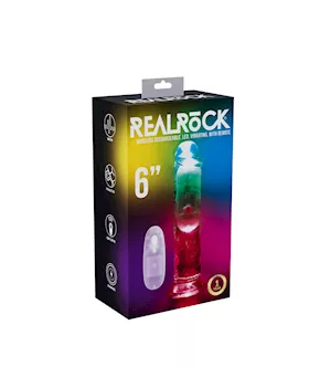 Realrock Led Vibrating Dong With Remote