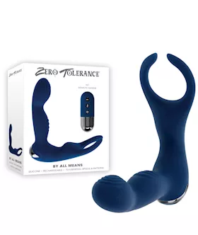 Zero Tolerance By All Means Prostate Massager With Cock Ring