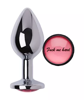 Kinki Fuck Me Hard Steel Butt Plug Medium