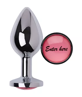 Kinki Enter Here Steel Butt Plug Medium