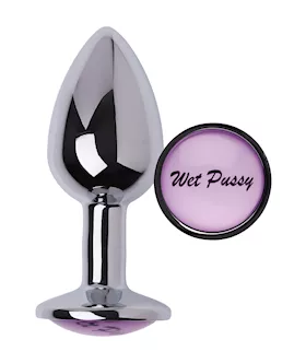 Kinki Wet Pussy Steel Butt Plug Small