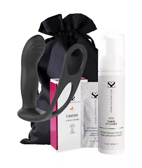 Amore Remote Controlled Prostate Vibrator And Cock Ring - Essentials Bundle