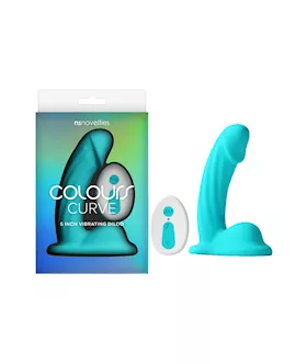 Colours Curve Vibrating Dildo 5 Inch