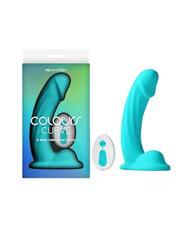 Colours Curve Vibrating Dildo 6 Inch