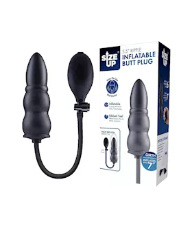 Size Up Ripple Inflatable Butt Plug 5.5 Inch