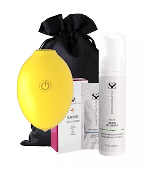 Lemon Clitoral Suction Vibrator  Essentials Bundle