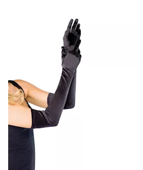 Extra Long Satin Gloves