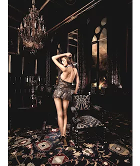 Glitter Lace Chemise