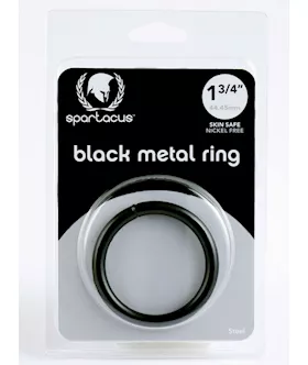175 Steel Cock Ring Black