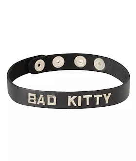 Leather Collar Bad Kitty