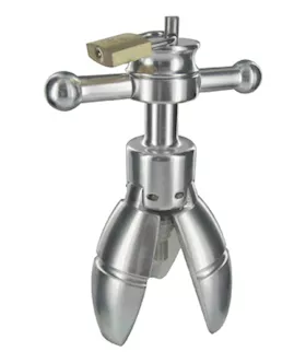 Trillium Steel Locking Anal Plug