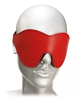 Red Leather Blindfold