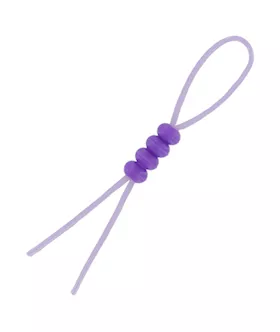 4-way Adjustable Cock And Ball Tie Purple