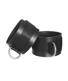 Leather Velcro Closure Wrist Cuffs