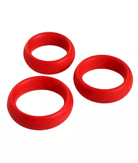 3 Piece Silicone Cock Ring Set