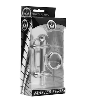 Excrucio Ringed Cum-thru Urethral Plug