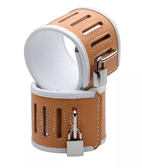 Tan Hospital Style Ankle Restraints