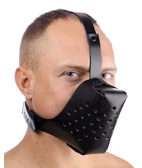 Adjustable Leather Dog Muzzle