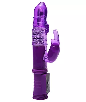 Super 8 Twisting Rabbit Vibe With Internal Beads