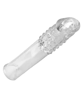 Thick Stick Clear Textured Penis Extender