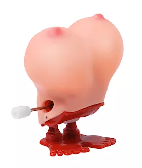 Wind Up Jumping Clockwork Boobs