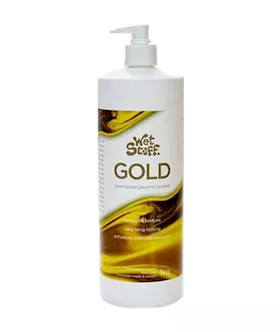 Wet Stuff Gold 1kg Pump  WaterBased Lubricant
