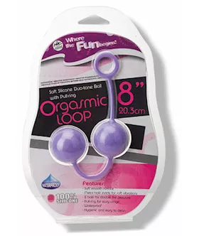 Silicone Coated Orgasmic Loop Duo Balls