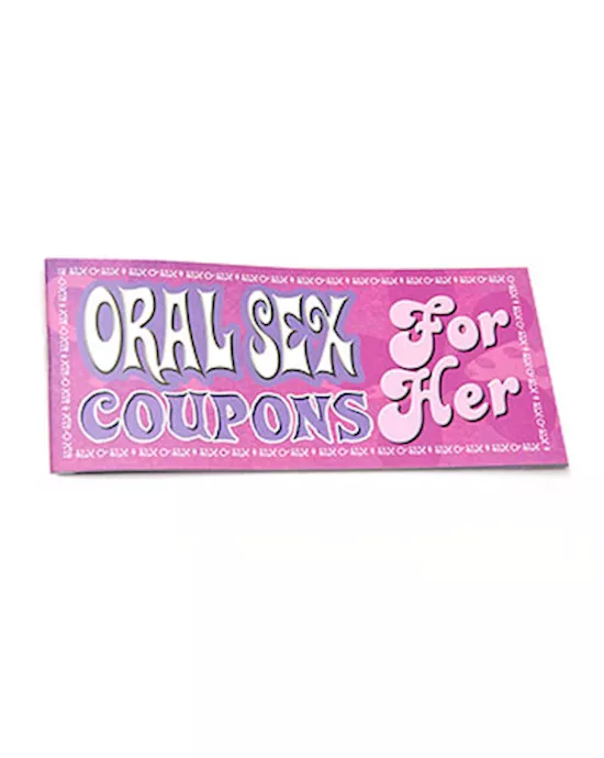 her oral sex coupons