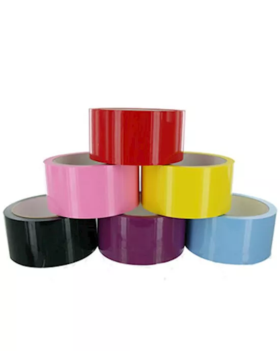 tape up bondage tape red