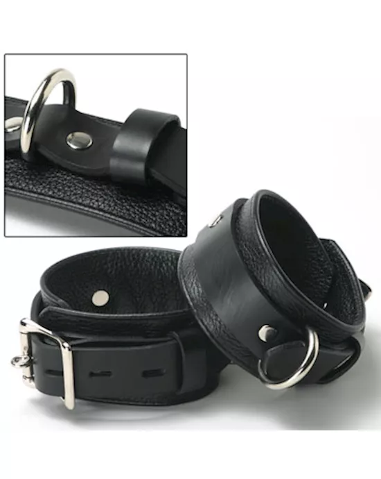 Strict Leather Deluxe Locking Ankle Cuffs