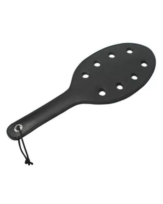 Strict Leather Rounded Paddle with Holes