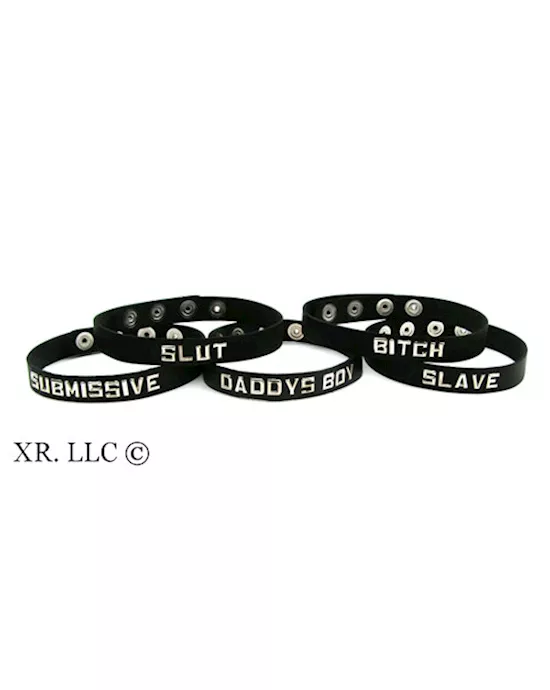 Leather ID Collar Submissive
