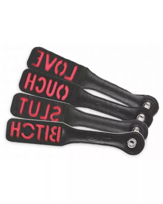 Leather 12 Inch Slapper LOVE