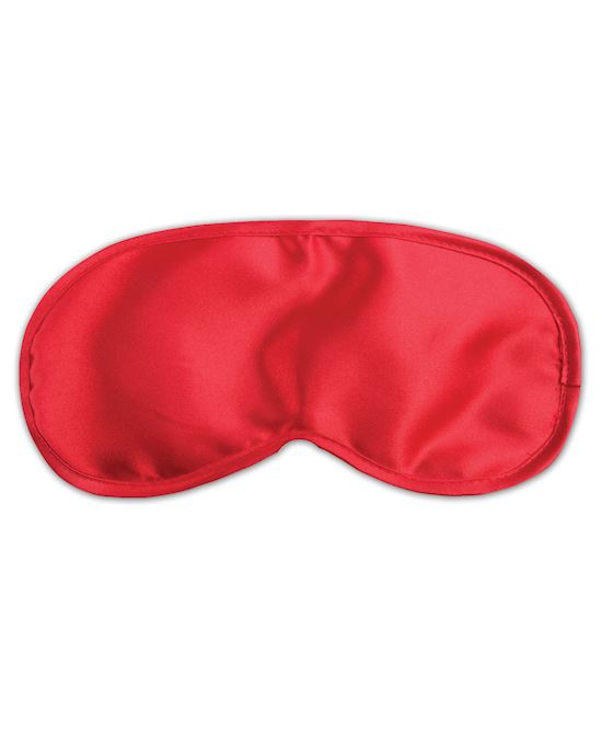 Satin Love Mask Red