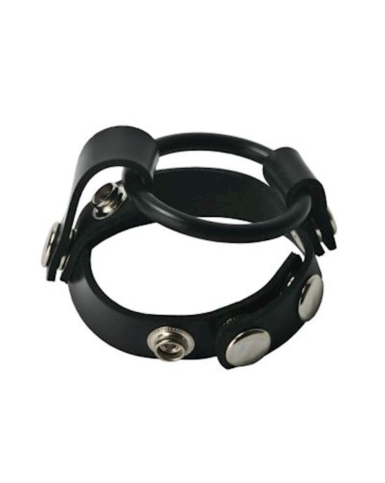 Rubber Cock Ring Harness