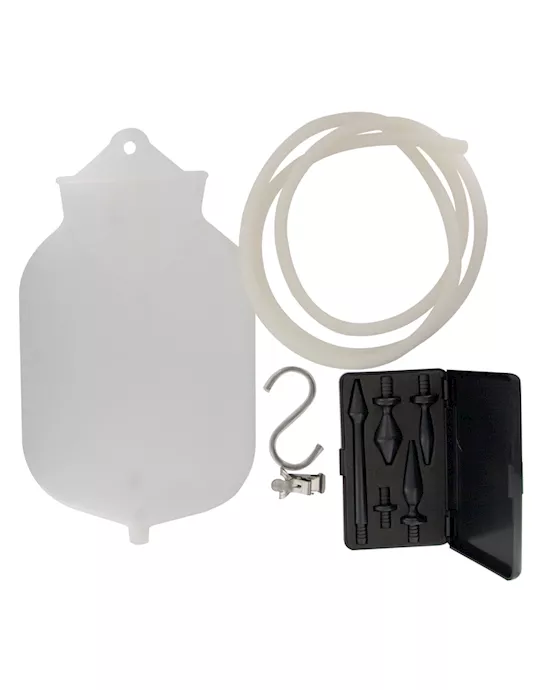 CleanStream Premium Silicone Enema Set