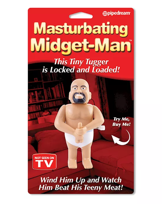Masturbating Midget-Man Wind-Up Doll