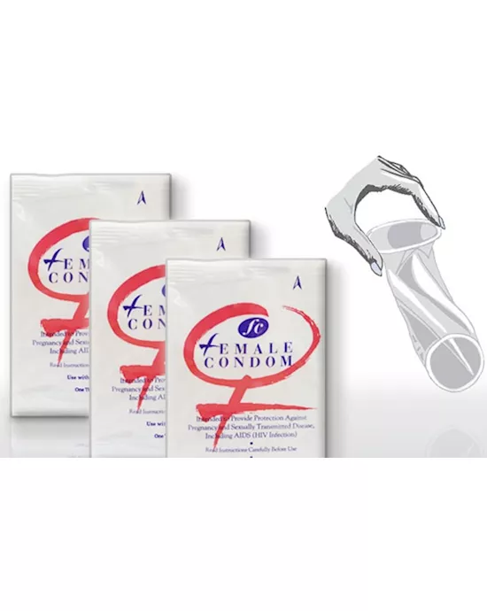 Femidon The Female Condom 3pk