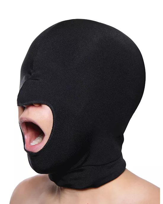 Blow Hole Open Mouth Spandex Hood