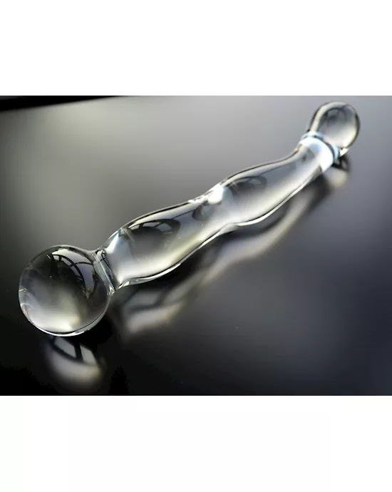 Glass Anal Bead Stick