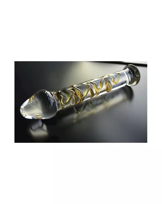 Heart of Gold Glass Toy